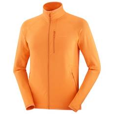 Salomon Essential Lightwarm Fleecejacka Herr Storlek XL Färg orange