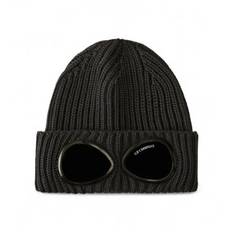 C.P. Company för män. 19CMAC742A005509A Extrafine Merino Goggle mössa mörkgrå (OSFA), Casual, Ull - Grå (OSFA)
