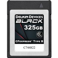 Delkin Black Cfexpress Card Type B R1725/w1530 325gb 325gb Cfexpress-kort, Typ B