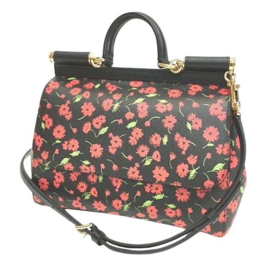 Dolce & Gabbana Pre-owned Pre-owned Handbag- Skuldertaske - Vintage - Dame - Flerfarvet - ONE SIZE - Uld