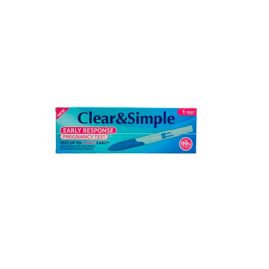 Simple Clear & Early Response Midstream Pregnancy Test 1 st