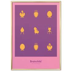 Brainchild – Plakat –Designikoner – Lyserød