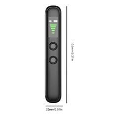 T66 GPS Tracker Detektor Multifunktionell Infraröd Anti-Positionering Anti-Avlyssning Spårning Skanning Kamera Detektor för bil svart