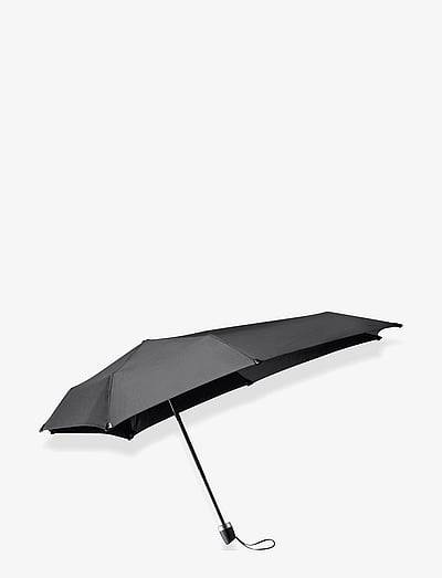Senz Mini Foldable Storm Umbrella - Paraplyer - PURE BLACK / black