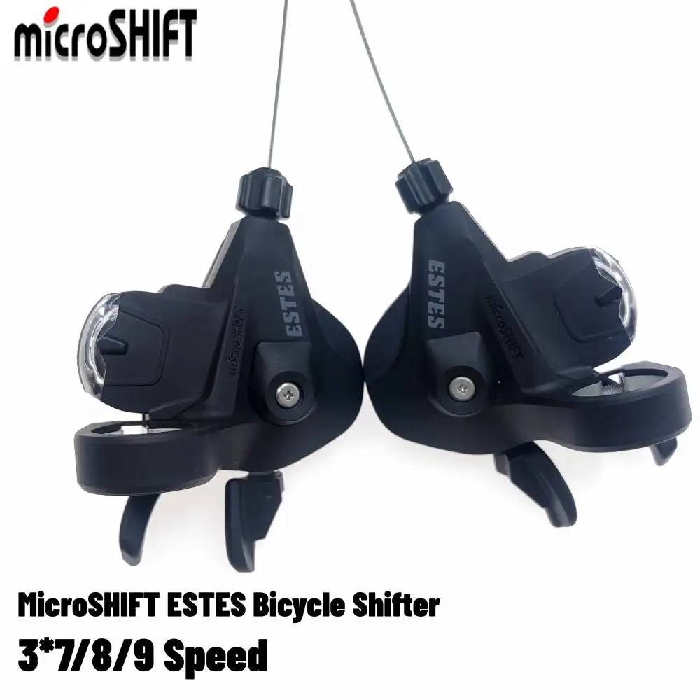MicroSHIFT ESTES 3X7/8/9S 21/2427S Speed Right or Left Side Shifter Lever Trigger Rapid Fire MTB Mountain Bike Bicycle Shifters