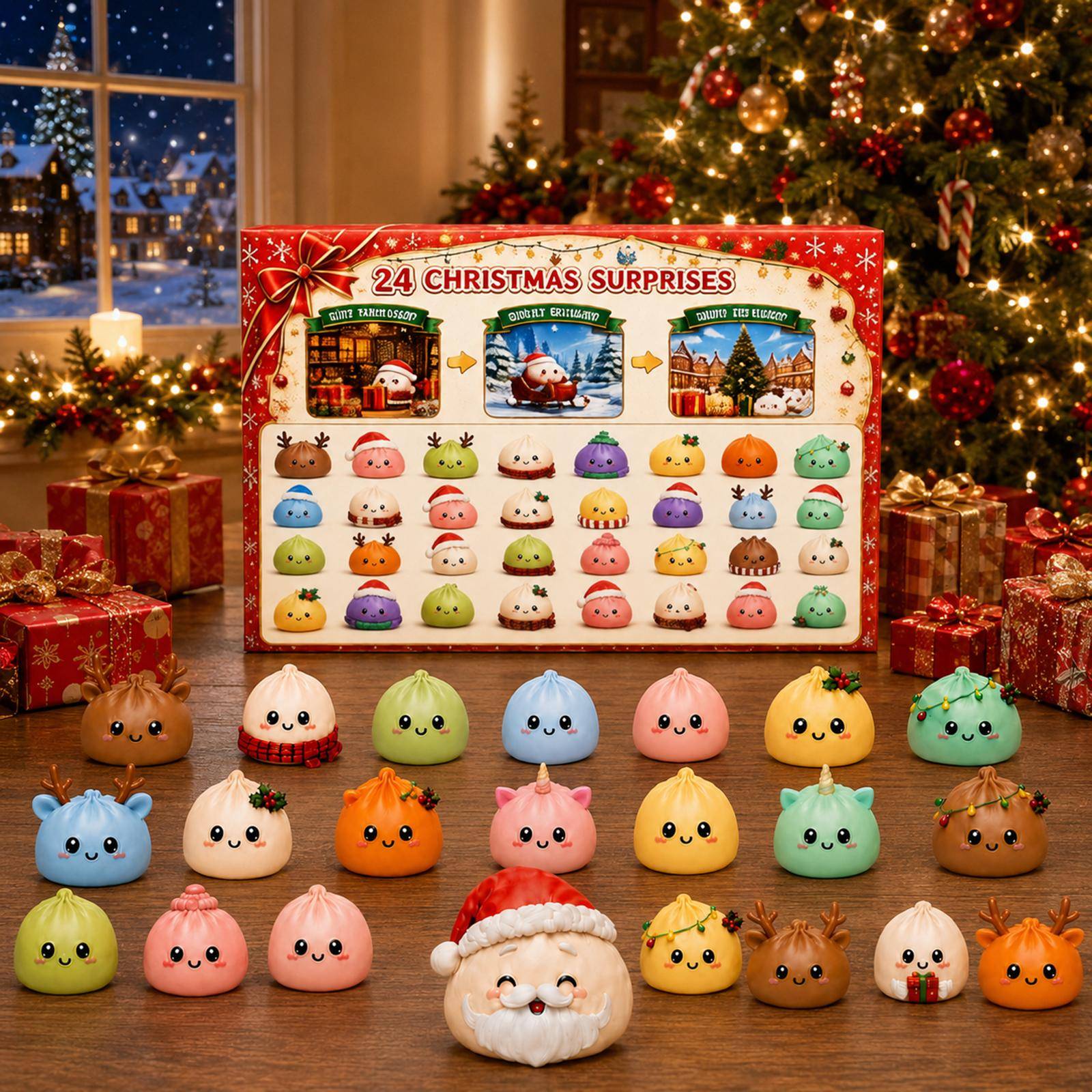 2026 Christmas Advent Calendar, Cute Soft Countdown Calendar for Holiday cm