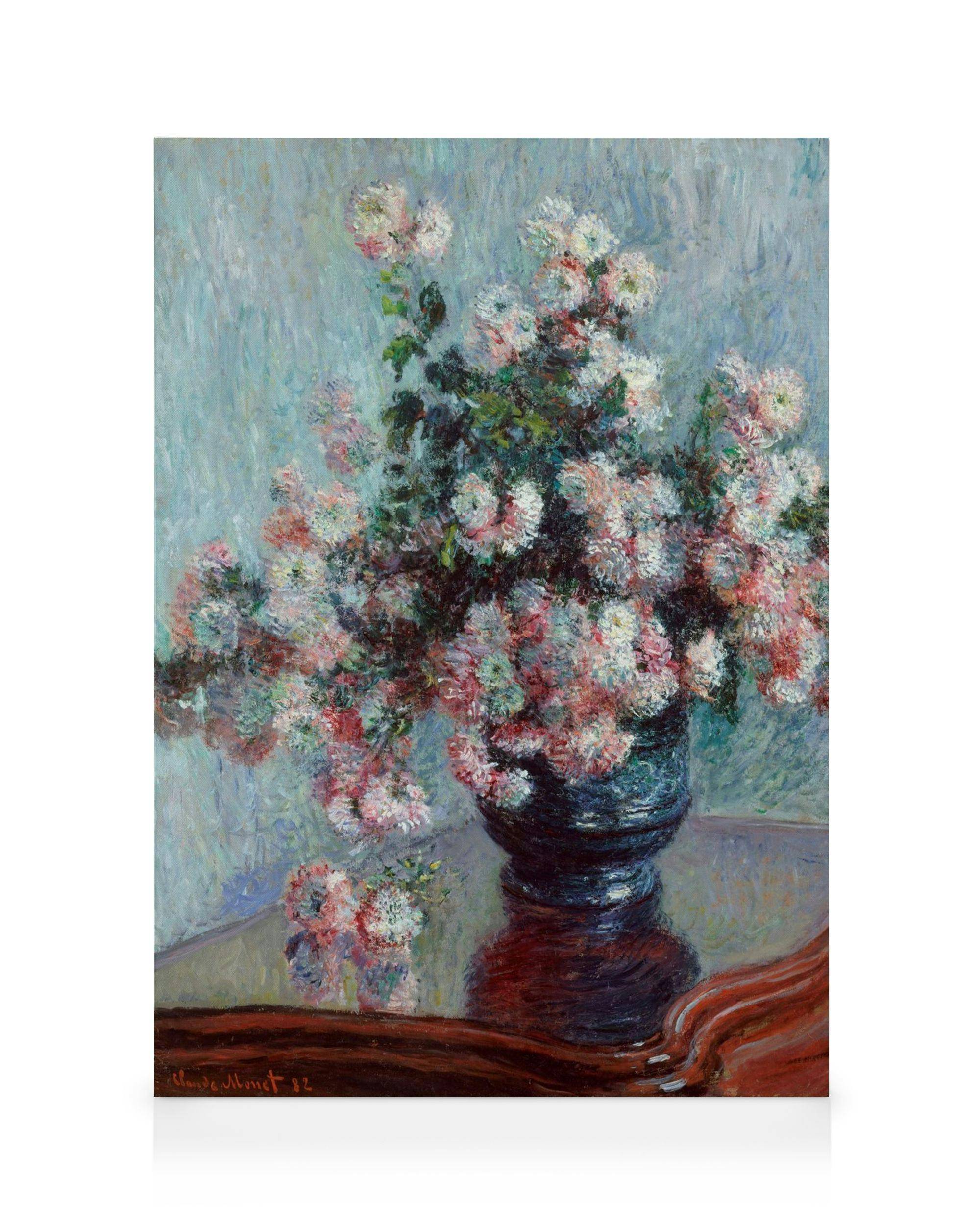 Canvastavlor Monet - Chrysanthemums Canvastavla (30x40 cm - Ekram)