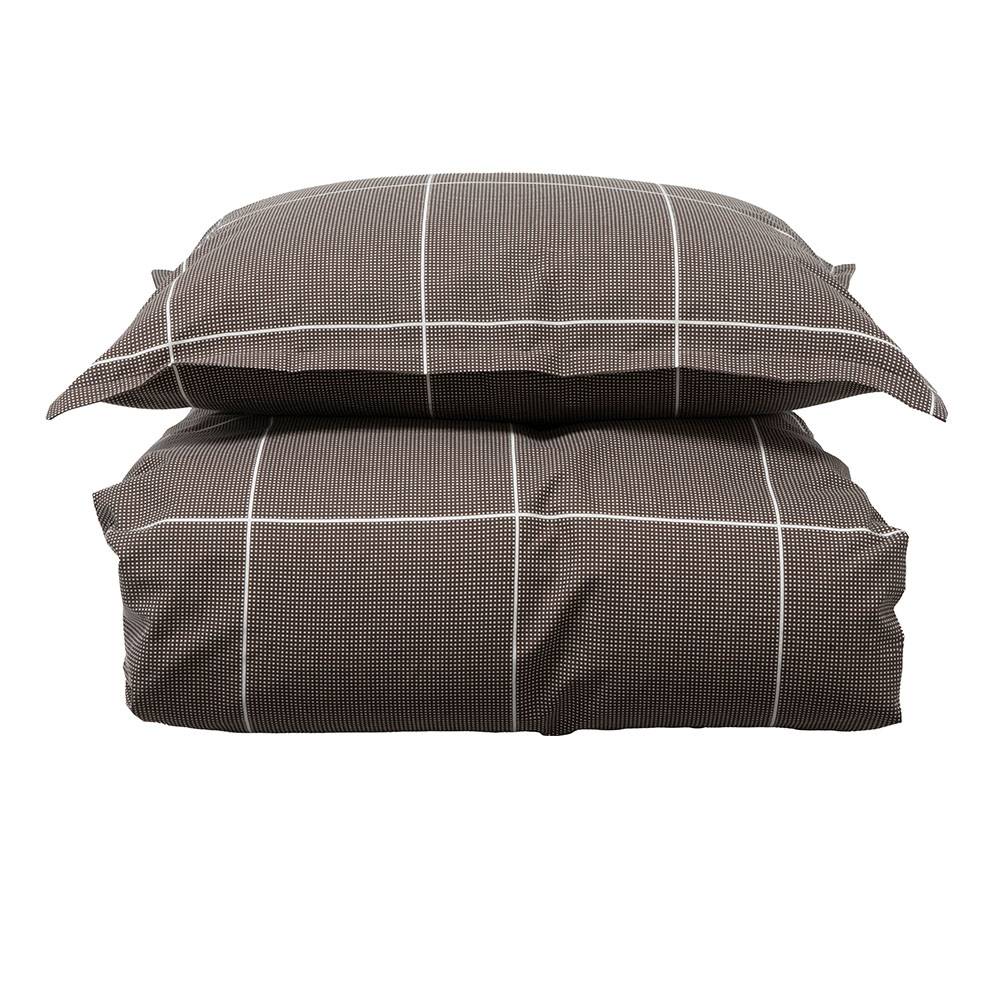 Borås Cotton Billie Påslakanset 150x210 Brun (150x210)