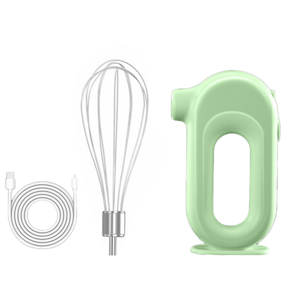 Trådløs genopladelig stavblender til Kitchen Magic Collection, ergonomisk håndtag i håndfladestørrelse, mintgrøn håndmixer, fødevaregodkendte
