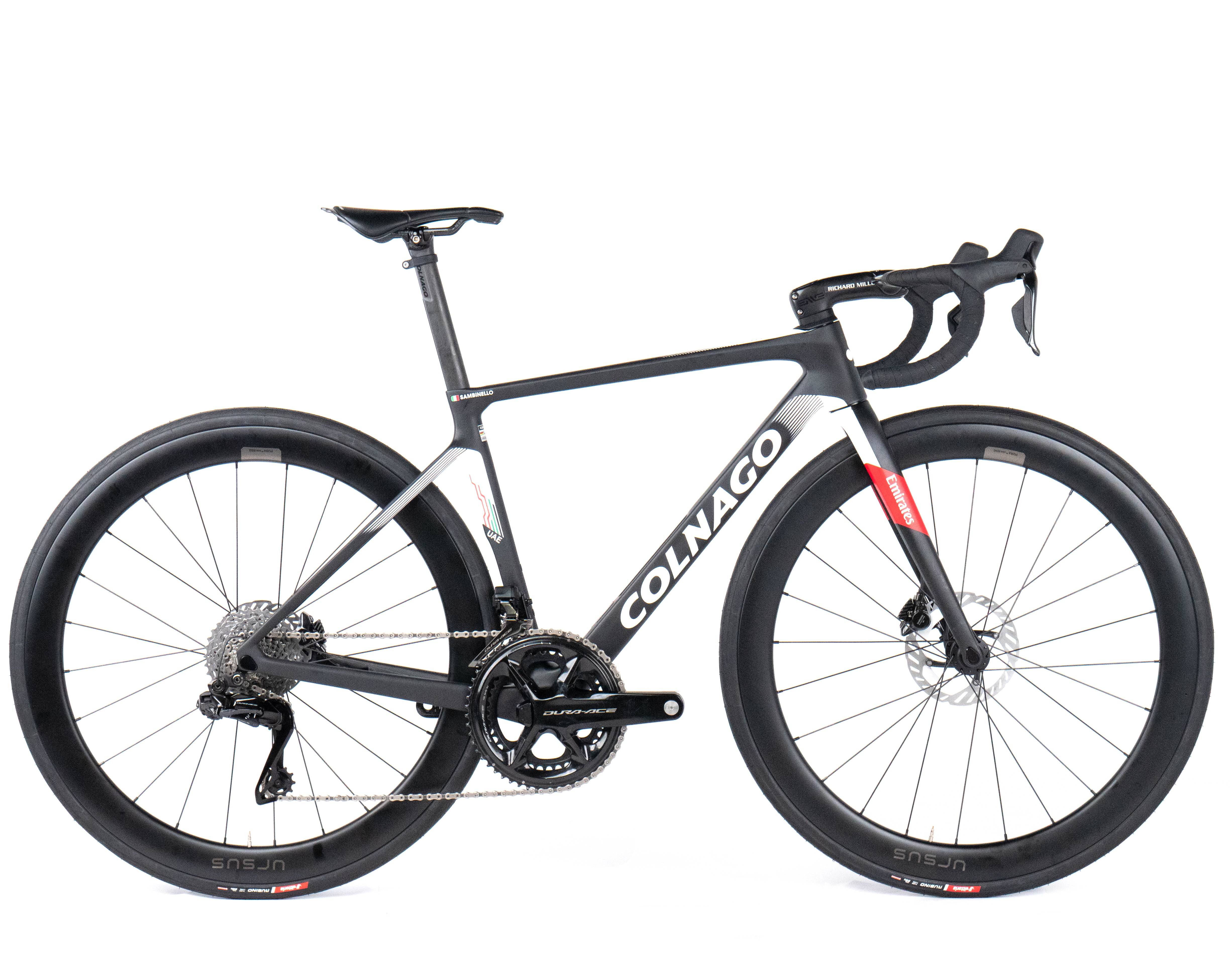 Colnago V4Rs 2024 Enea Sambinello size 455 UAE Team Emirates Shimano Dura Ace Di2 2x12sp - Bikeroom / 455 / uae team emirates (455)