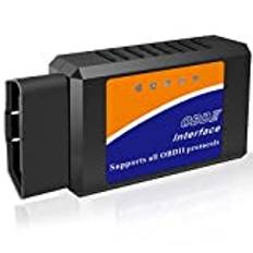 Beizkna OBD2 Bluetooth diagnostik bil skanner kodläsare för Android Windows, OBD2 Bluetooth-adapter OBD automatisk diagnostisk apparat för alla OBDII-protokollfordon