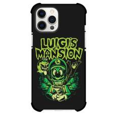 Luigi's Mansion Case For iPhone Samsung Galaxy Pixel OnePlus Vivo Xiaomi Asus Sony Motorola Nokia - Luigi Mansion Green Monochrome