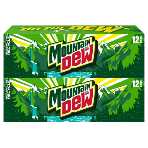 Mountain Dew - "New Sunshine" USA 355ml - 24-pack