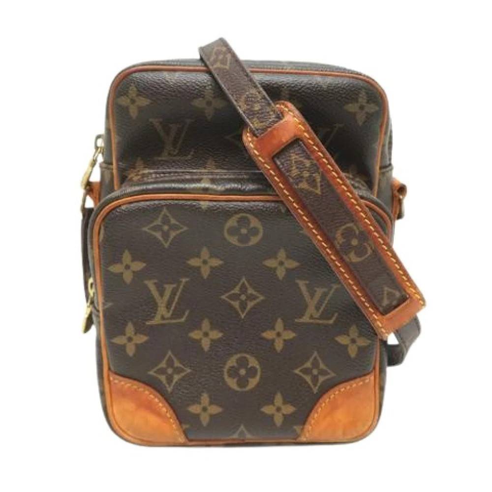 Louis Vuitton Vintage Pre-owned Vintage Monogram Skuldertaske - Vintage - Dame - Brun - ONE SIZE - Uld