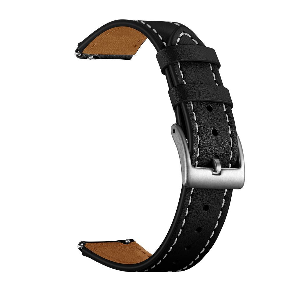 Garmin Vivoactive 4s Armband i äkta läder, Svart