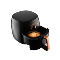 Philips Premium Collection HD9867 Airfryer XXL - Varmluftsfritös - 2.2 kW - djup svart/koppar