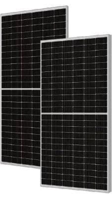 DAS Solar DAS-DH144ND-600_SF Solpanel 600 Wp, dubbelriktad, N-typ, effektivitet 22,2%, kompatibel MC4-anslutning, silverram