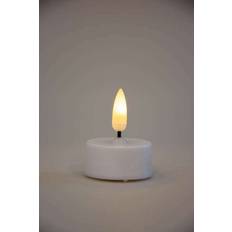 LED fyrfadslys med blafrende flamme og timer