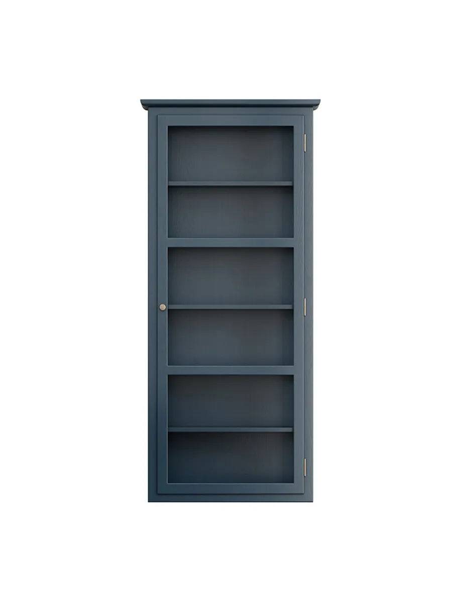 Væghængt Vitrineskab N4, dark blue fra Lindebjerg Design - Jacobsen Plus