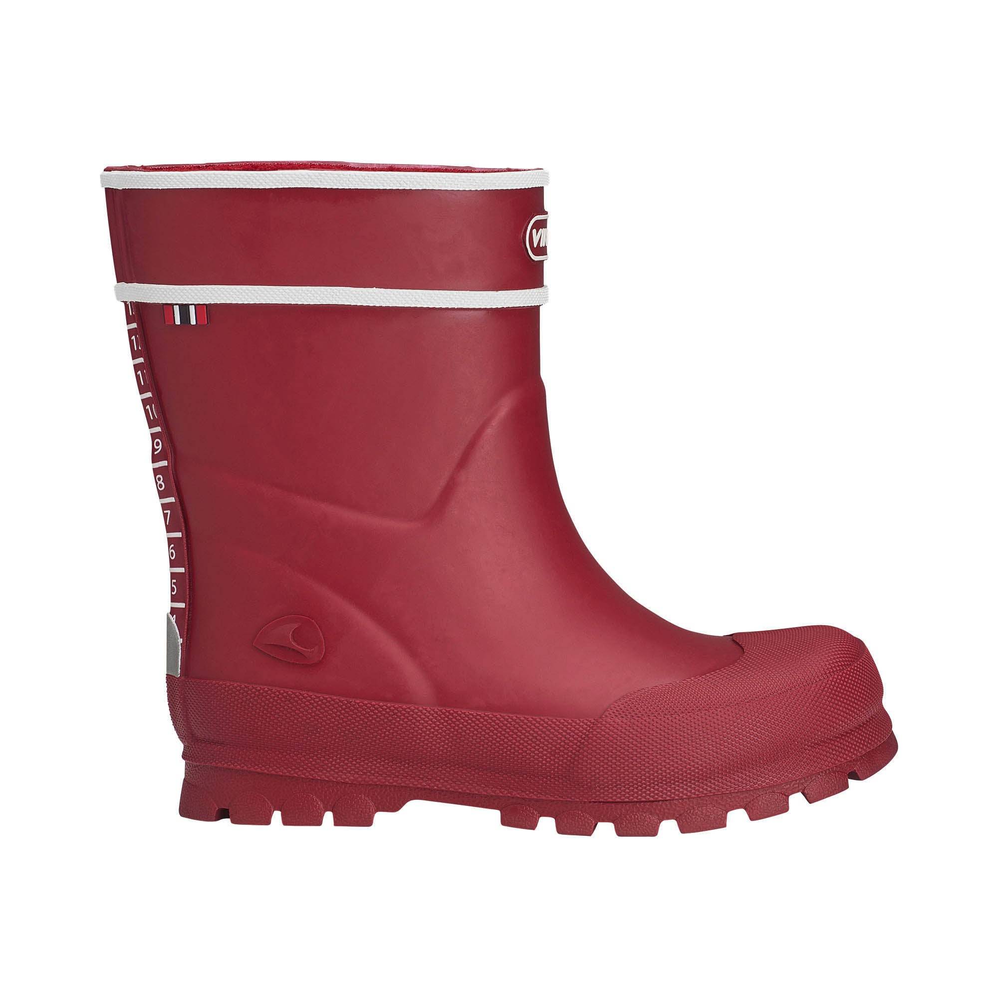 Viking Alv Jolly Kids Rubber Boots Gummistøvler Børn - Red - Red / 25
