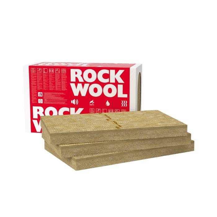 Rockwool Frontrock Plus 50 mm, størrelse 60 x 100 cm, isoleringsværdi 36, pris pr. m2