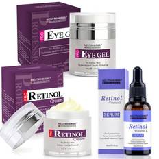 PRO Retinol Face Cream & Skin Serum & Eye Gel Kit (Typ av köp: Skickas: Varje månad (prenumeration))