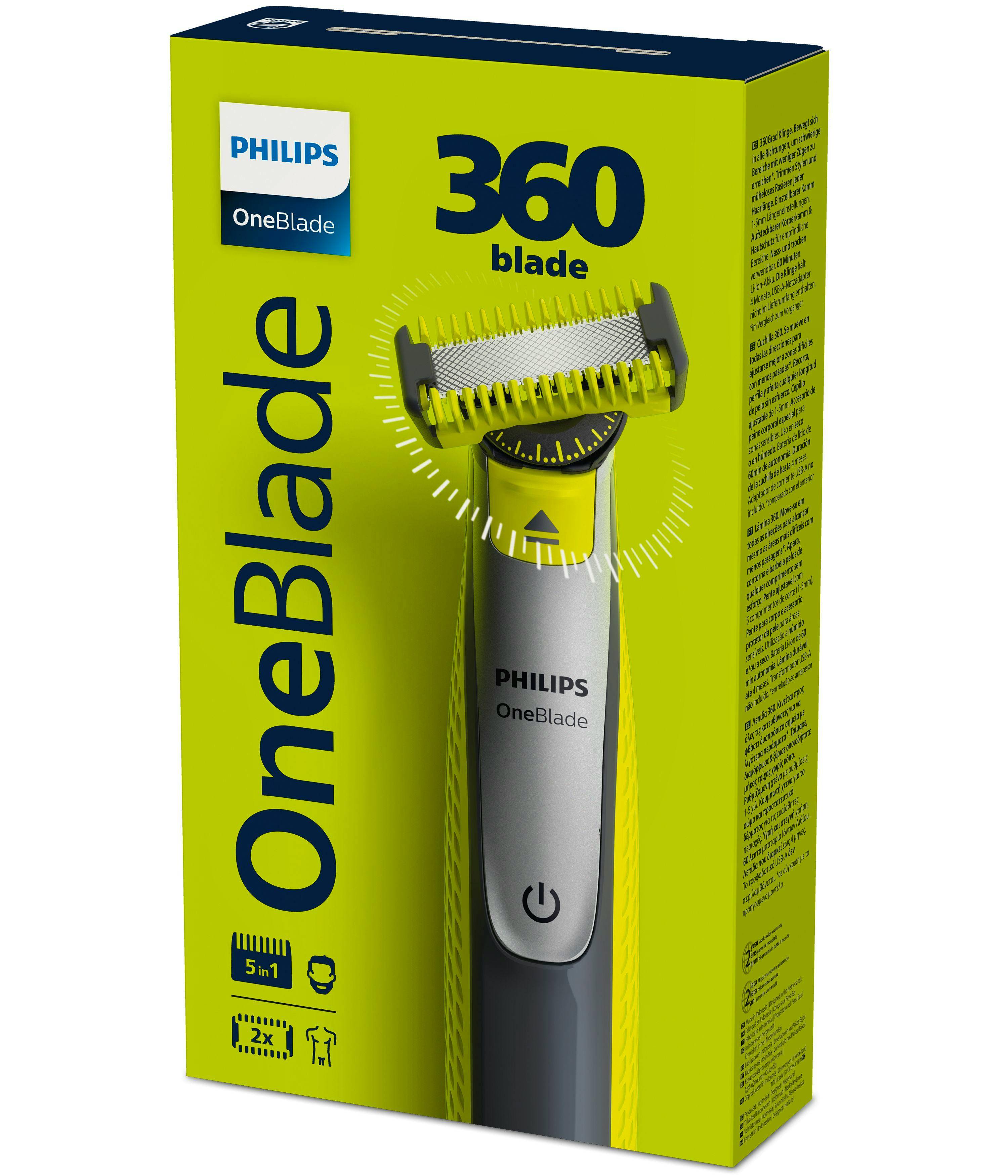 Philips OneBlade 360 Face & Body QP2834/23 6 st