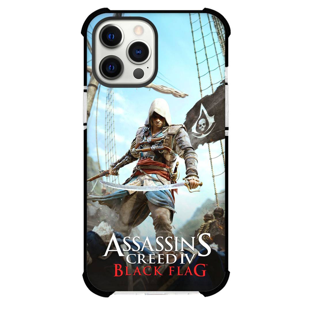 Assassins Creed Phone Case For iPhone Samsung Galaxy Pixel OnePlus Vivo Xiaomi Asus Sony Motorola Nokia - Assassins Creed Black Flag Poster.