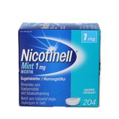 Nicotinell Mint 1 mg 204 stk. (blister) sugetabletter