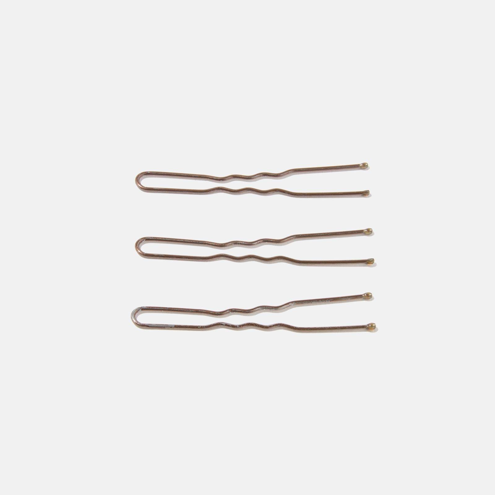 10-pack öppna hårnålar - bronze