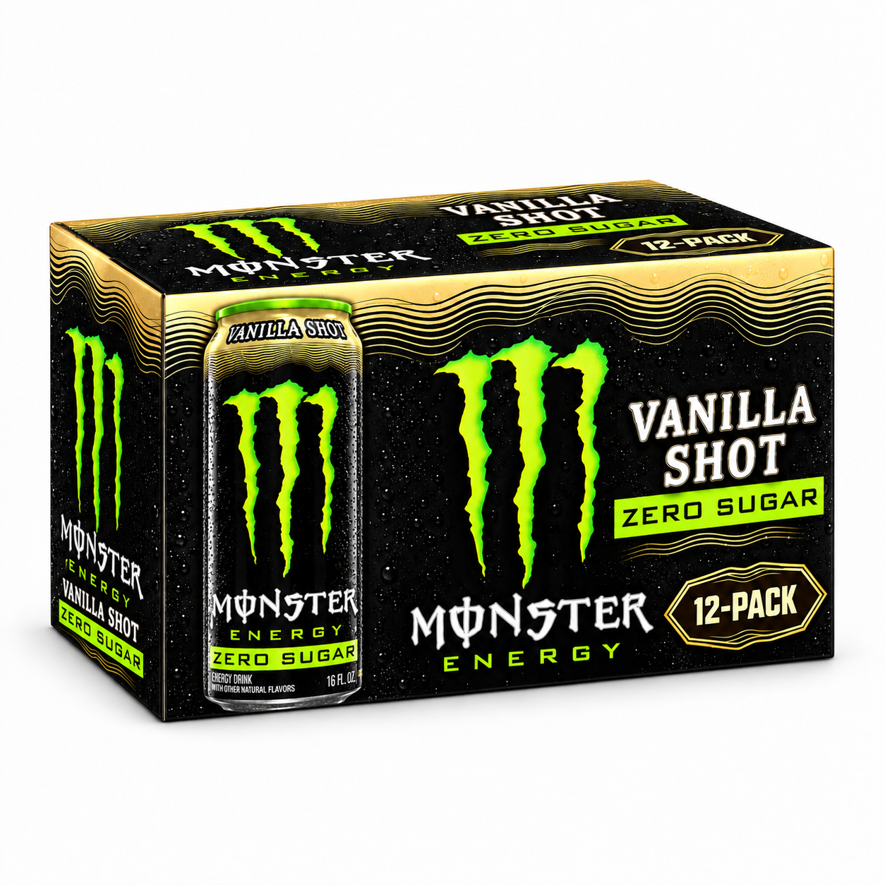 Monster Energy - Vanilla Shot Zero 473ml USA - 12-pack