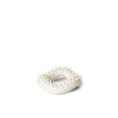 Æggebæger | Spiky porcelæn, hvid, Ø5 cm