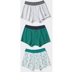 Uniqlo - Boys Boxer Briefs (dinosaurs, 3 Pairs) - Green