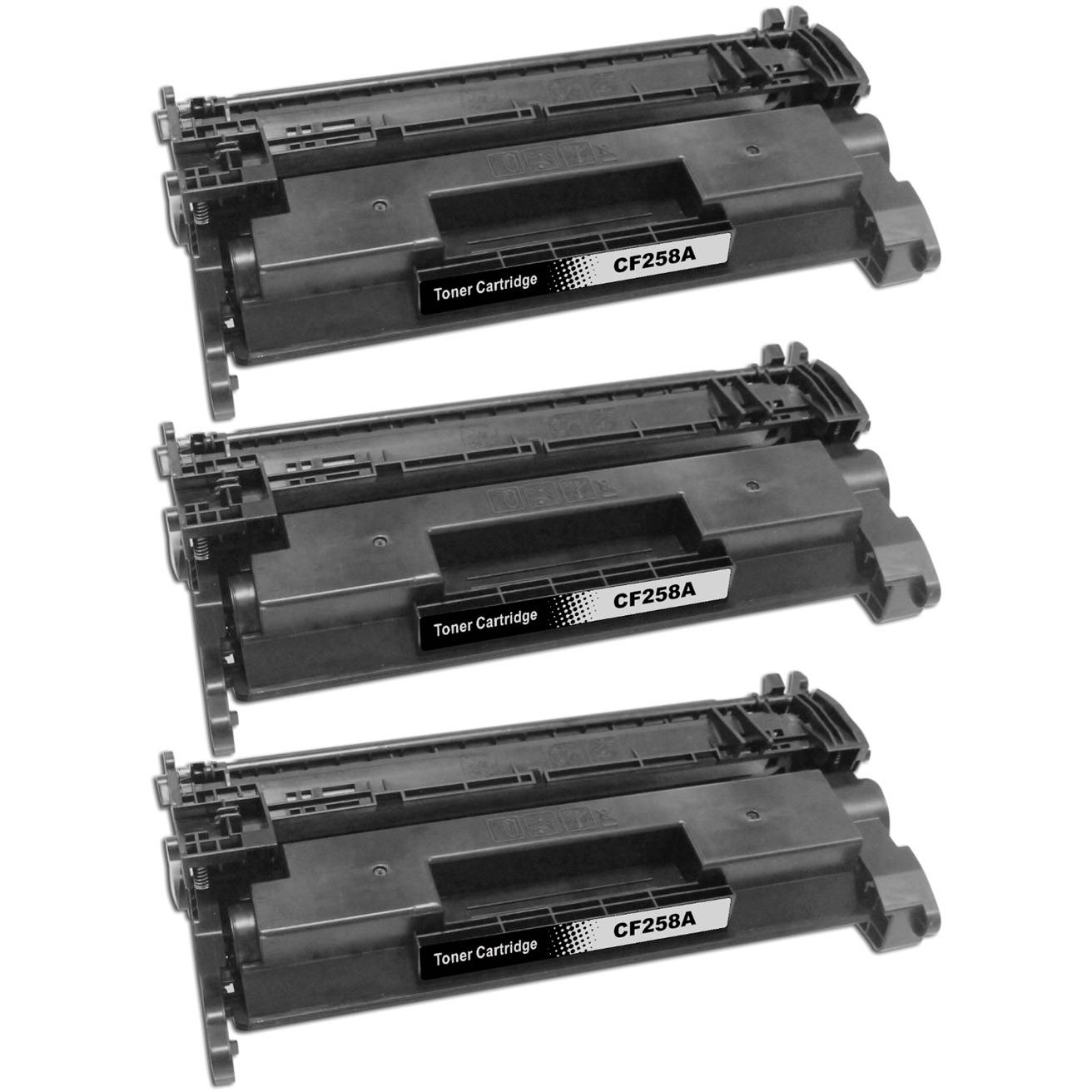 3-pack Kompatibel svart toner - ersätter Canon 057 / CRG-057 - 3000 sidor