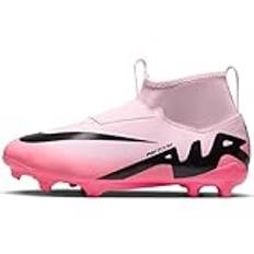 NIKE Zoom Mercurial Superfly 9 Academy FG/MG Fotbollsskor Junior-38 1/2 sneakers, Rosa Svart, 6 UK, Rosasvart, 39 EU