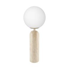 Globen Lighting Torrano bordslampa travertin