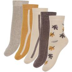 Minymo Strumpor - 5-pack - Noos - Silver Mink - Minymo - 19/22 - Strumpor