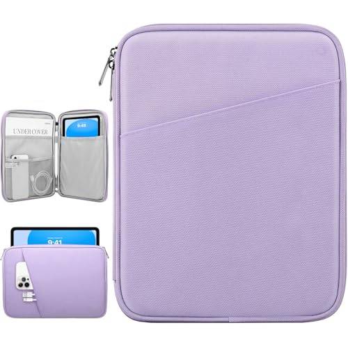 Dadanism 9-11 Inch Tablet Sleeve Bag Carrying Case for iPad (A16) 11th Gen 11", iPad 10th Gen 10.9" Air 5/4, i-Pad Air/Pro 11", i-Pad 9/8/7th, Galaxy Tab A9+ Plus 11", reMarkable 2 10.3", Grey Purple