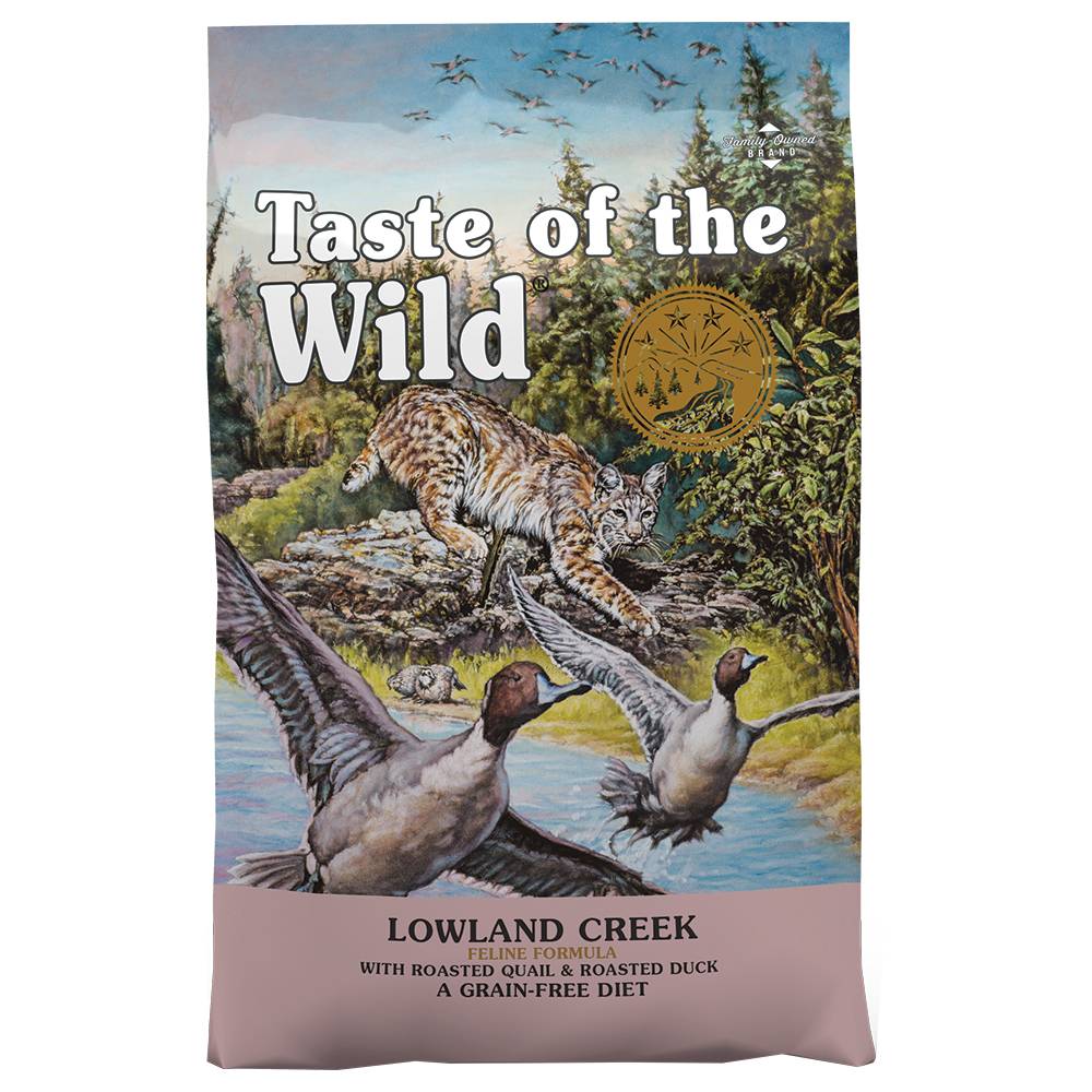 Taste of the Wild - Lowland Creek Feline - Ekonomipack: 2 x 6,6 kg