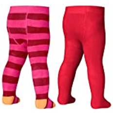 Playshoes Baby Frottee Thermo-strumpfhosen Block-Ringel tights (förpackning med 2)