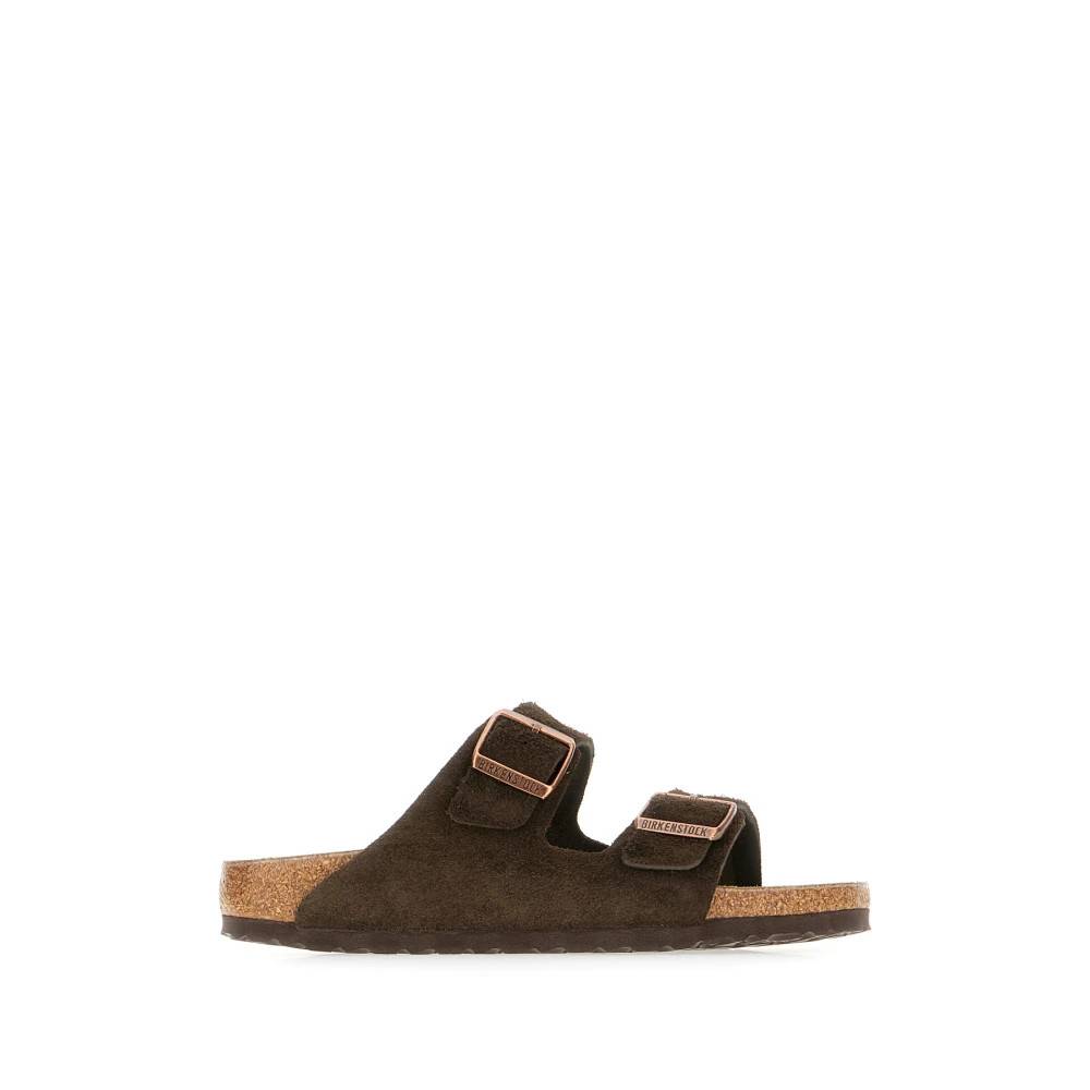 Birkenstock Arizona Suede Narrow Fit - Sko - Herre - Brun - 44 EU - Suede