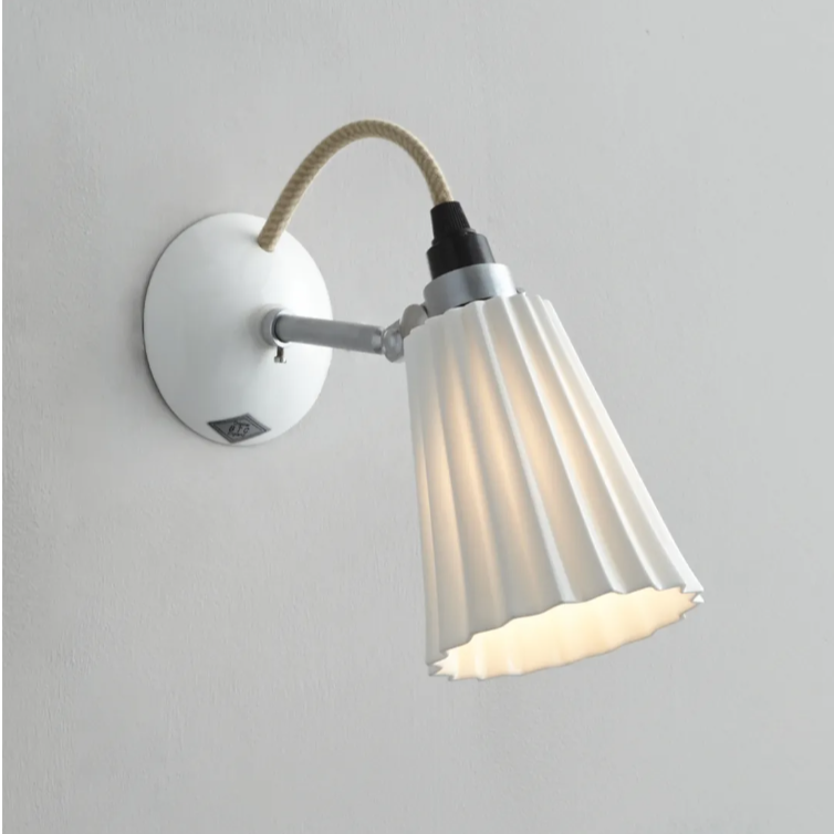 Hector Pleat væglampe Original BTC - Ø 9 cm uden afbryder