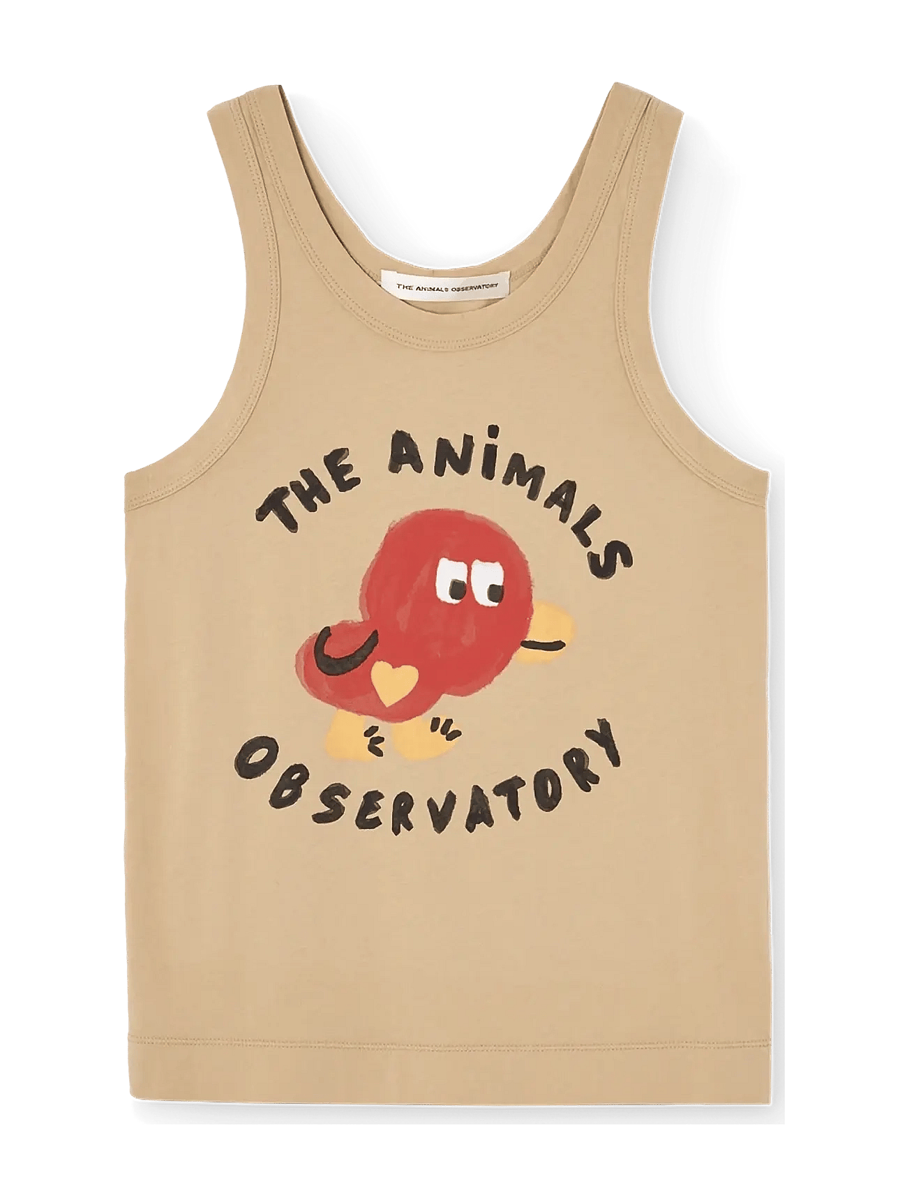THE ANIMALS OBSERVATORY Frog Kid Tank Top Soft Pink - Beige - 92