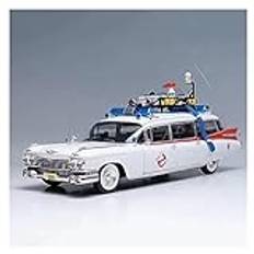 metallmodell bil Skala 1/18 För Elite Ghostbusters simulering storskalig bilmodell metallinsamling fordonsmodell