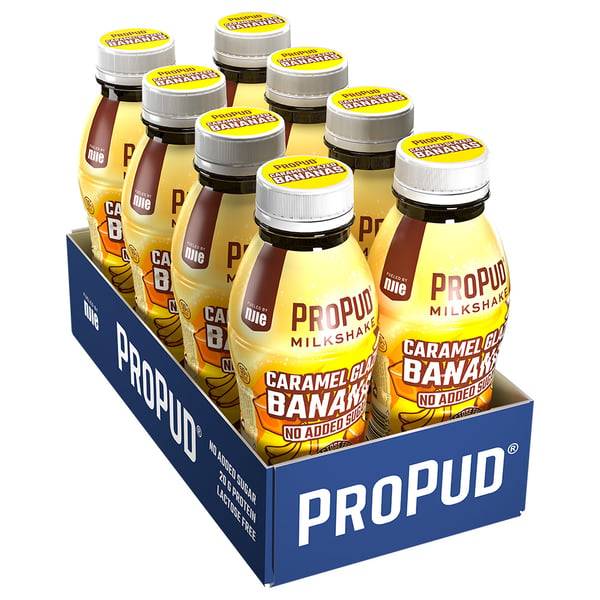 ProPud Proteinmilkshake - Caramel Glazed Bananas (8 x 330ml).
