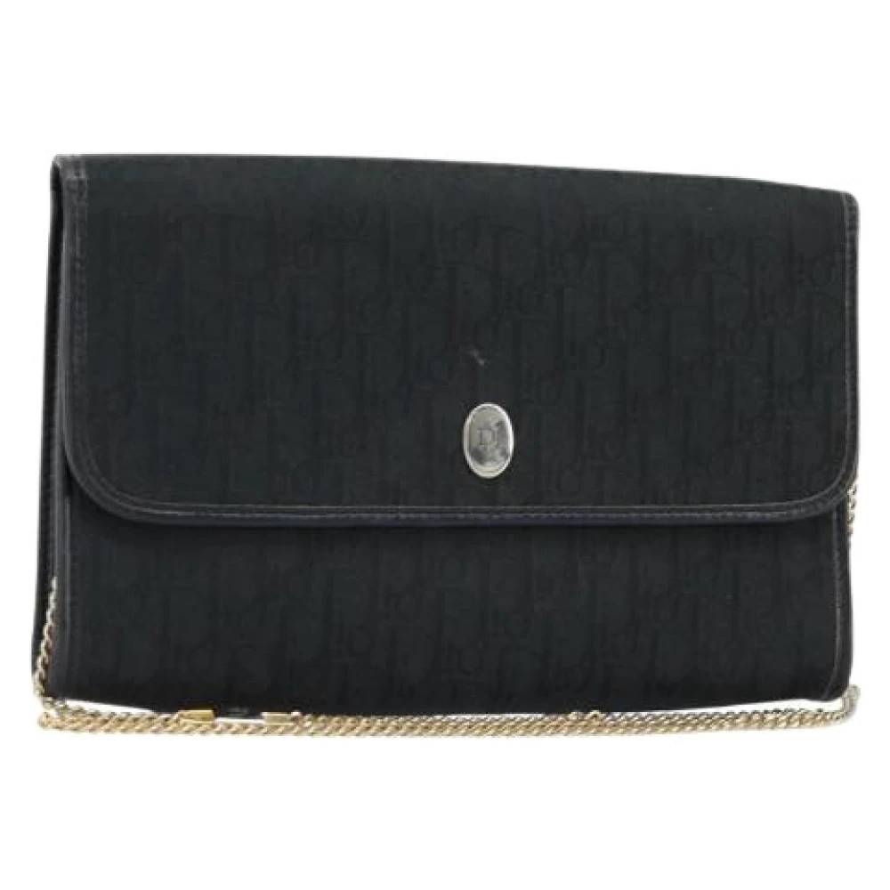 Dior Vintage Pre-owned Vintage Skuldertaske - Vintage - Dame - Sort - ONE SIZE - Uld