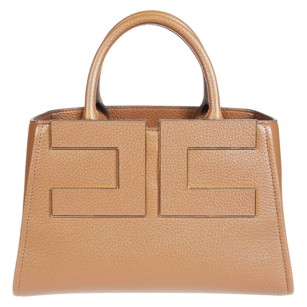 Elisabetta Franchi Håndtaske - Tasker - Dame - Brun - ONE SIZE - Uld