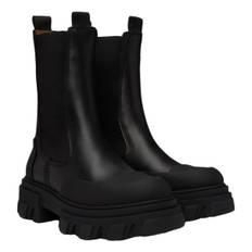 Ganni Leather biker boots