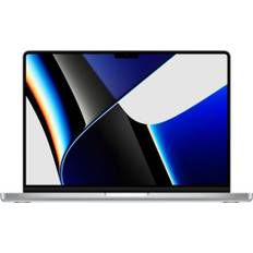 2021 Apple MacBook Pro mit Apple M1 Max Chip (16-inch, 32GB RAM, 512GB SSD Kapazität) (QWERTY English) Silver (Generalüberholt)