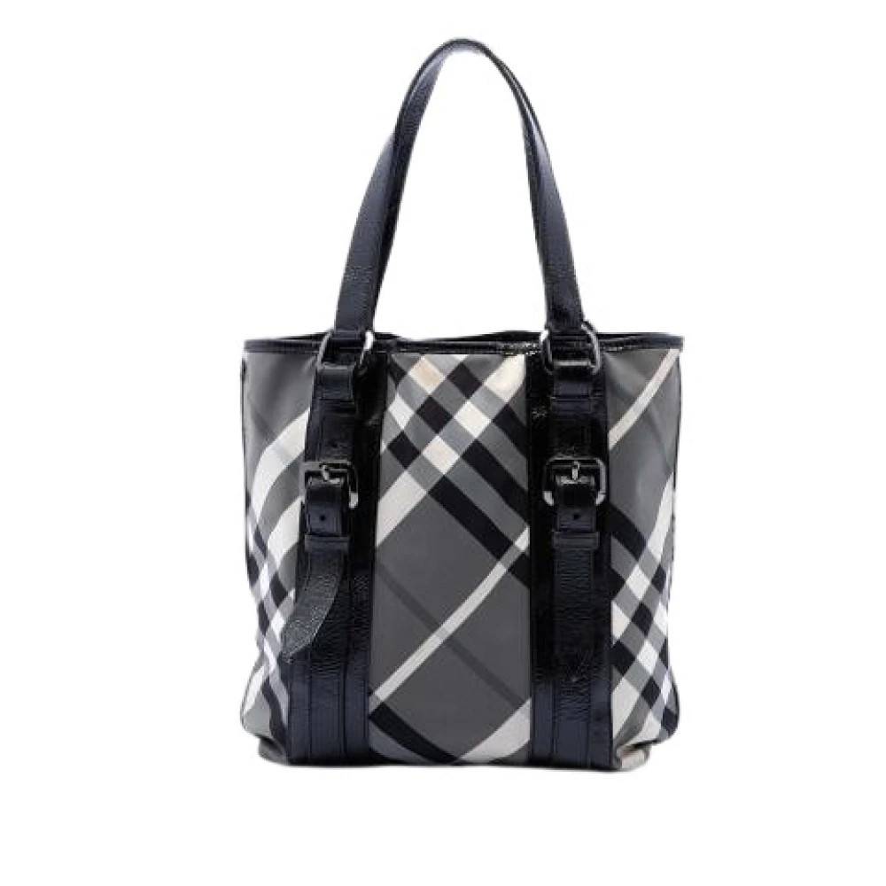 Burberry Vintage Pre-owned Vintage Nylon Tote - Vintage - Dame - Flerfarvet - ONE SIZE - Nylon